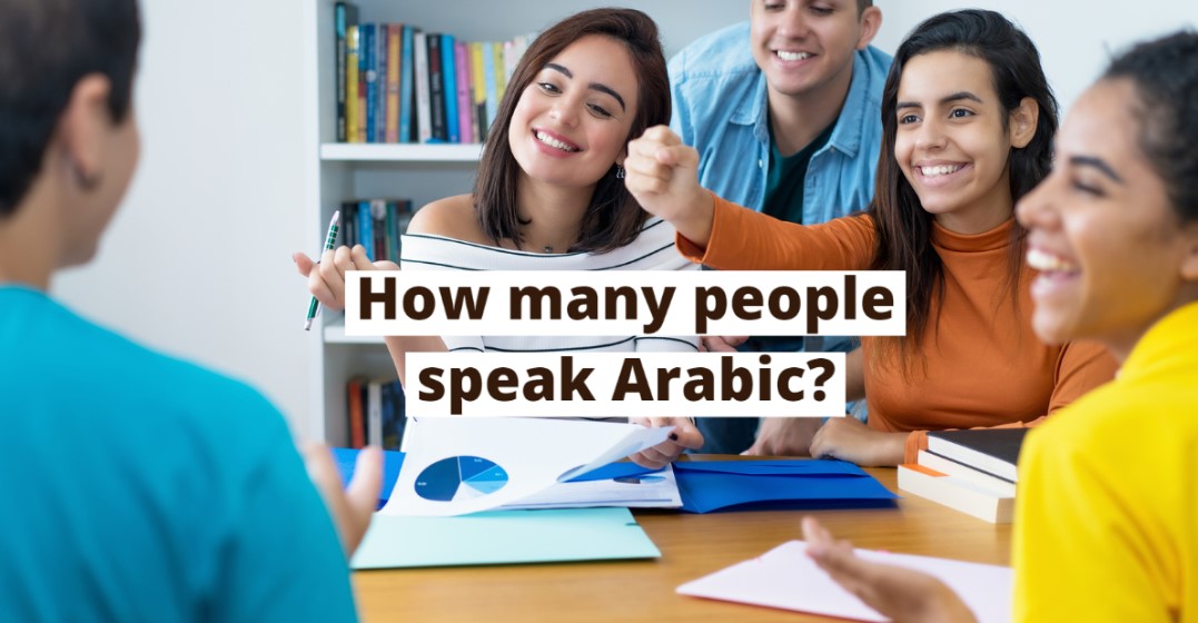 How many people speak Arabic around the world?