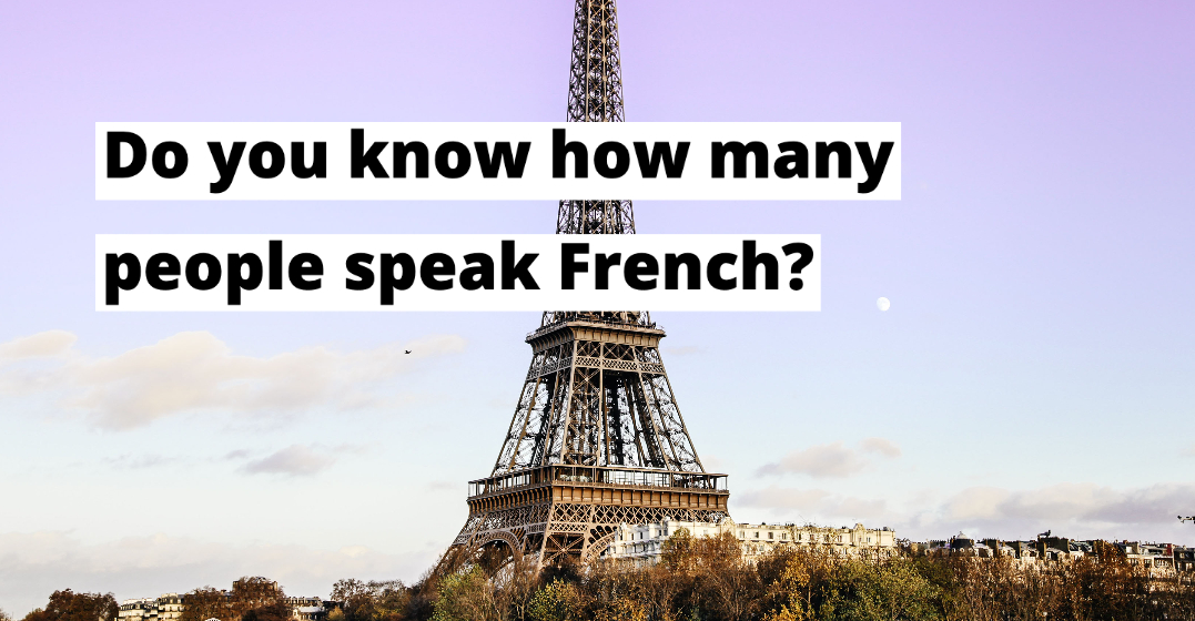 How many people speak French?