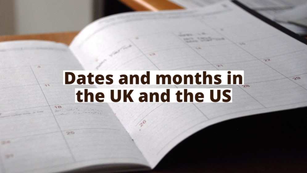 How to say months of the year and dates in English