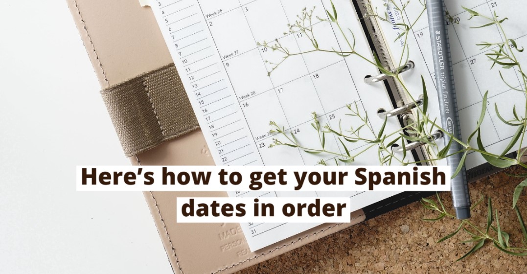 How to say months and dates in Spanish