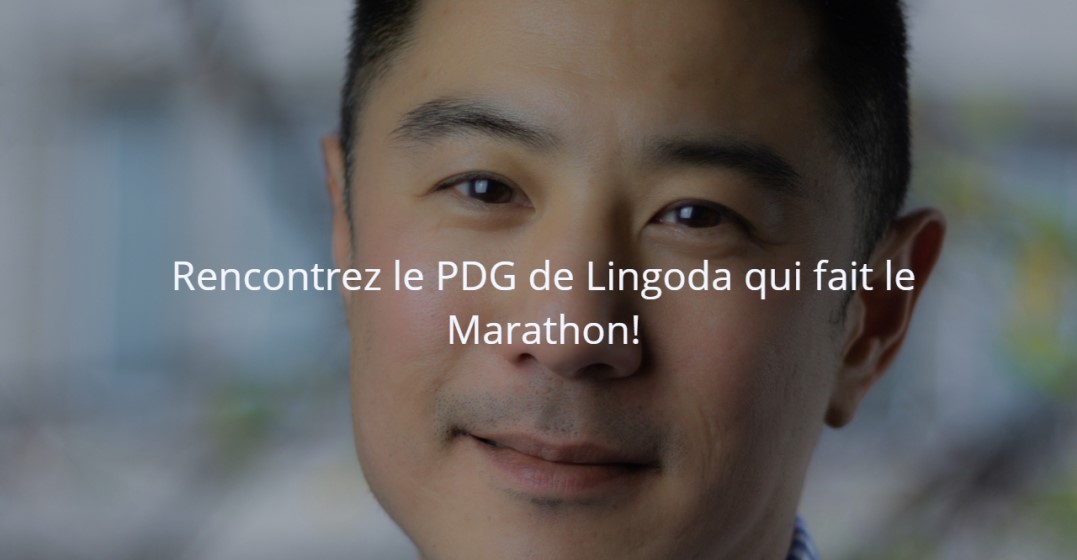 Rencontrez le PDG de Lingoda qui fait le Marathon !