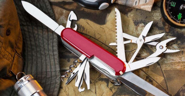 A swiss pocket knife- one of the most typical Swiss things